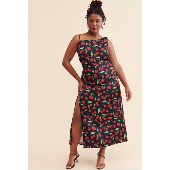 FOR LOVE & LEMONS Xena Midi Dress Size L - Picture 2 of 13